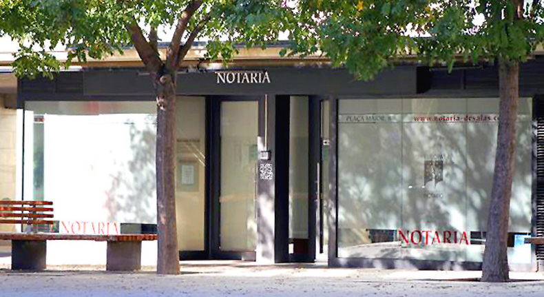 Foto fachada Notaria Fernando de Salas